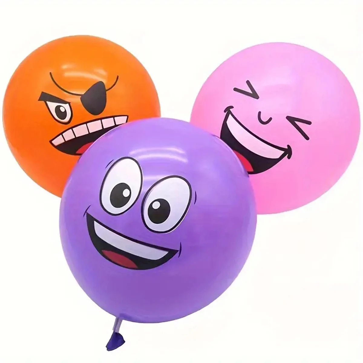 50 szt. 12-calowe kolorowe balony lateksowe w ksztaลcie grymasu balony dekoracyjne na przyjฤcie urodzinowe