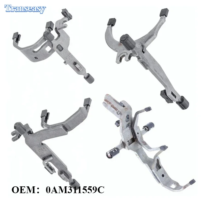 

4PCS 0AM 0AM311559C Transmission Shift Fork Set DQ200 DSG 7 Speed Suit For Audi VW Skoda Seat