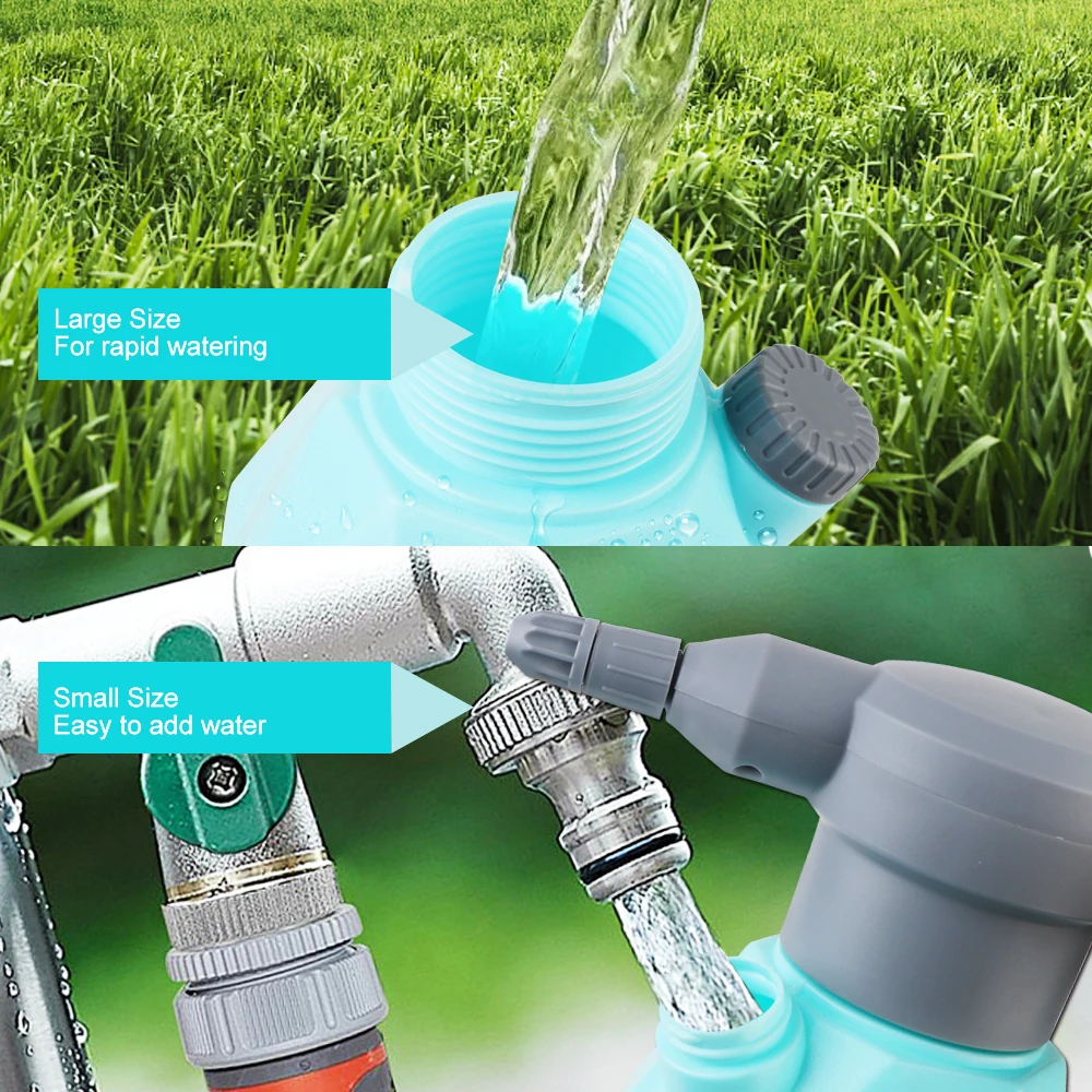 USB Rechargeable Bottle Watering Cans Garden Sprayer Bottle 2L Car Washing Foam Sprinkling Pot Manual Sprayer