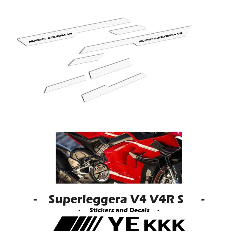 Fairing Shell Sticker Decal Front Rear Left and Right Casings All Logo Full Car For DUCATI PANIGALE V4 V4S V4R Superleggera V4