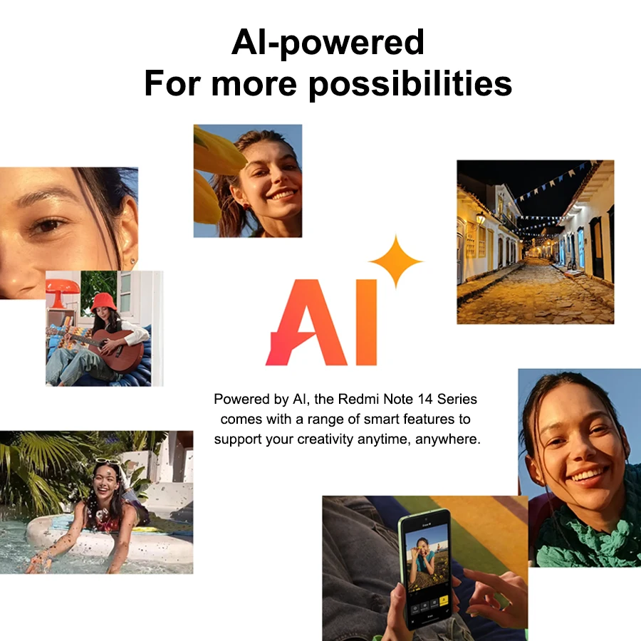 الإصدار البريطاني لهاتف Xiaomi Redmi Note 14 4G الذكي 128GB 108MP الكاميرا الرئيسية MediaTek Helio G99-Ultra 6.67 بوصة AMOLED 120 هرتز