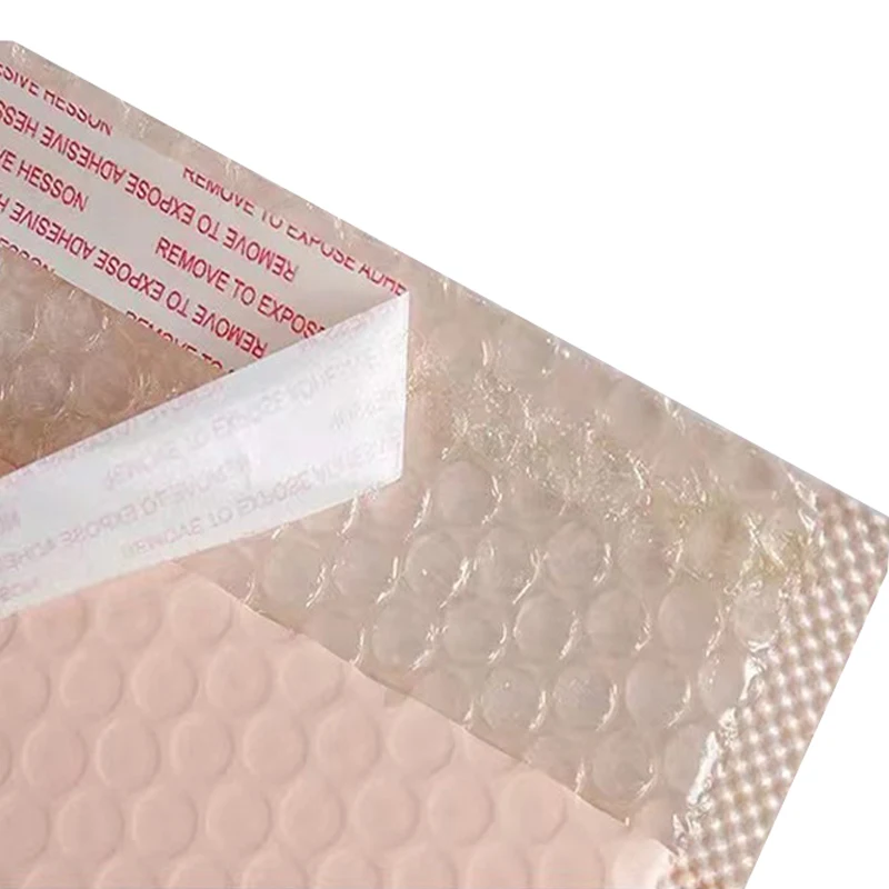 50pcs/8 Size Bubble Mailer Bubble Padded Mailing Envelopes Mailer Poly for Packaging Self Seal Shipping Bag Bubble Padding Pink