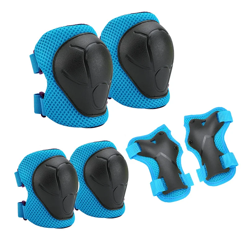 

Kids Knee Pads Elbow Pads Age 3-7 Toddler Boys Girls, 6 In 1 Protective Gear Safety Set with Wrist Guard for Skating Cycling New