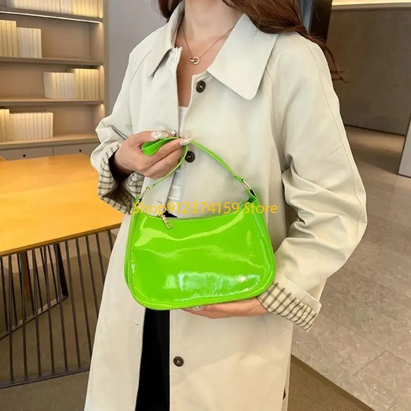 

G5AE Elegant PU Leather Shoulder Bag for Women Ladies Evening Bag Clutch Purse Underarm Bag Satchel Handbag