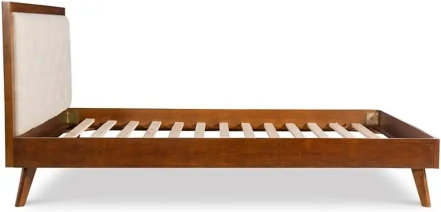 Moore Platform Wood Queen Bed In Brown