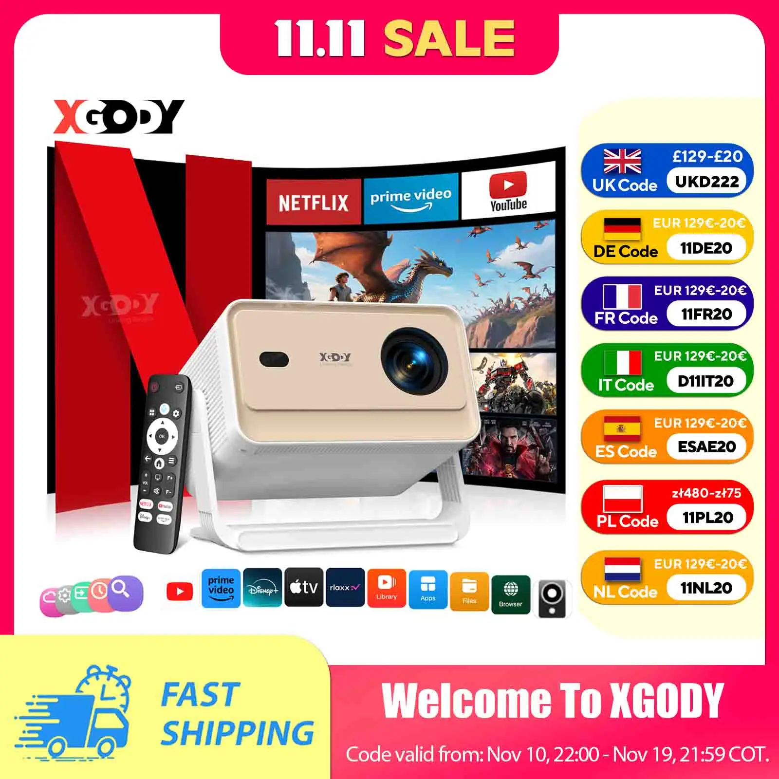 Xgody Projector N6 … - image