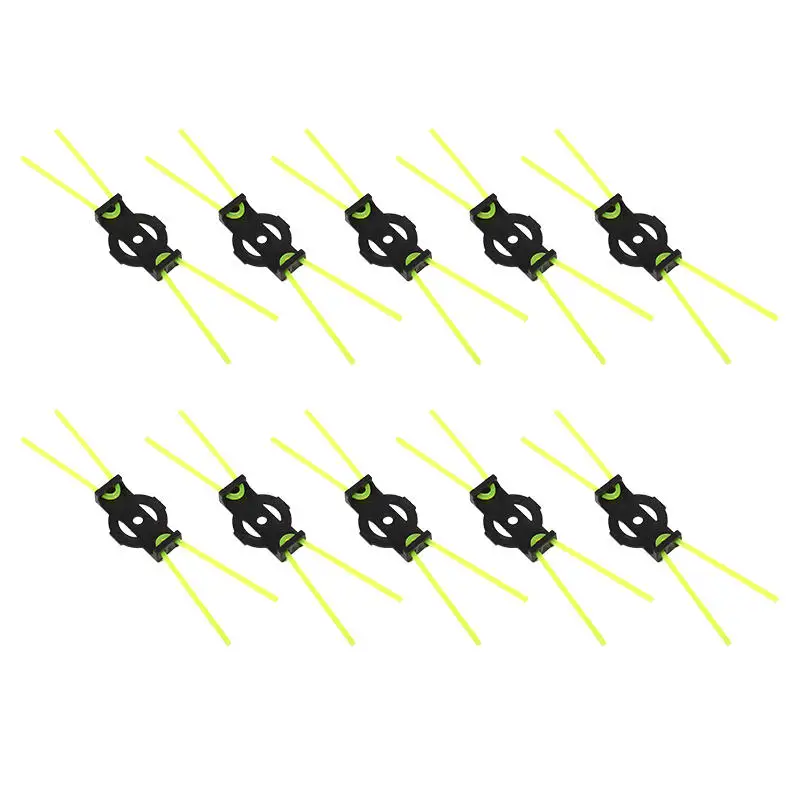 10Pcs Wear Resistant Trimmer Line Replacement Rope Grass Mowing Head Durable Spare Part For Garden Outdoor Lawn Trimming Tools