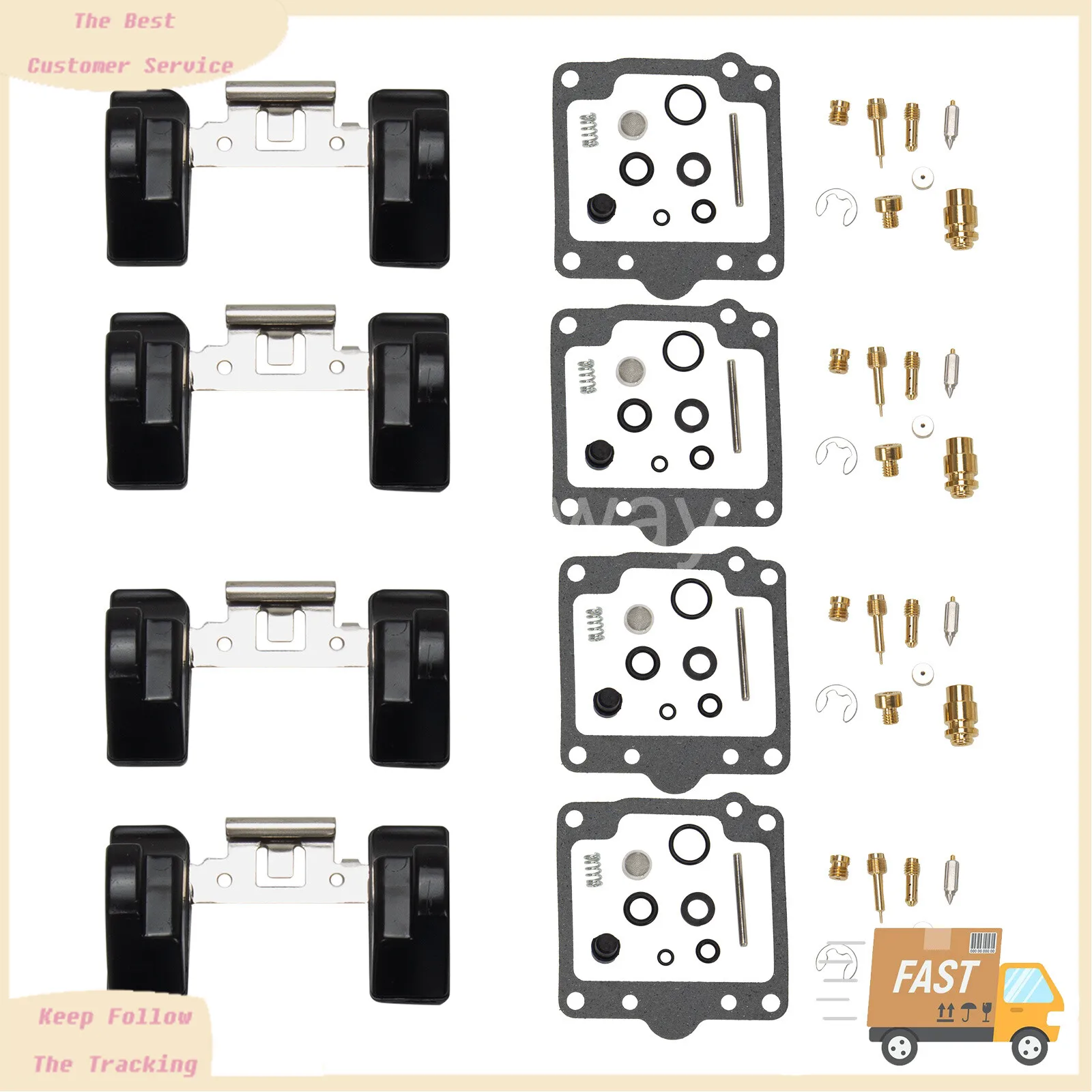 

Carb Carburetor Repair Kit For 1980-82 Suzuki GS750E 80-81 GS750L 1982-83 GS750T