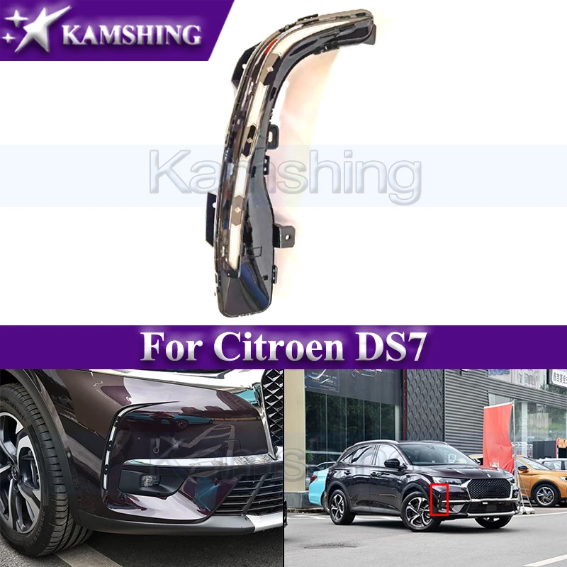 

Kamshing LED Daytime Running Light For Citroen DS7 Daylight Foglamp Fog Light Signal Light 9815740680 9815740780