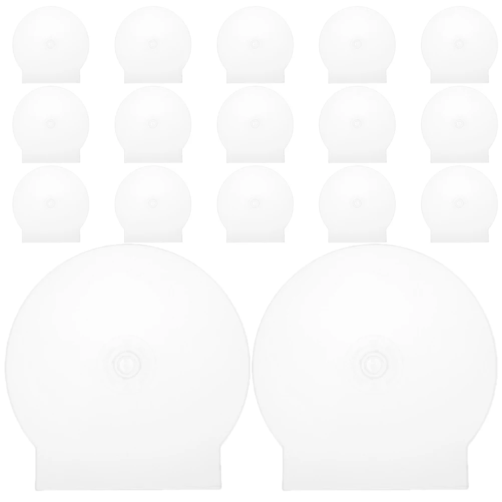 

50 Pcs CD Cases Clear Transparent Storage Boxes for DVDs Discs Stackable Plastic Travel Holders Protect Dust Scratch
