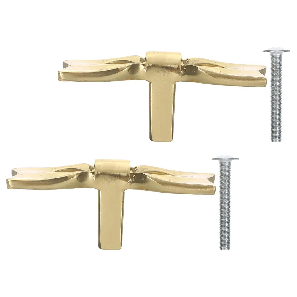 

2 комплекта, 2 комплекта, латунные ручки для ящиков с бантом, декоративные золотые ручки для корпусной мебели, уникальный стиль с бантом, шкаф для комода