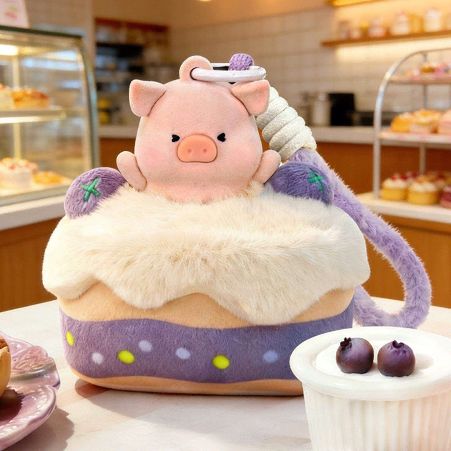 

Genuine Lulu The Piggy Obstacles To Weight Loss Series Blind Box Fortune Cat Vinyl Plush Toy Cute Bag Pendant Doll Kids Gifts
