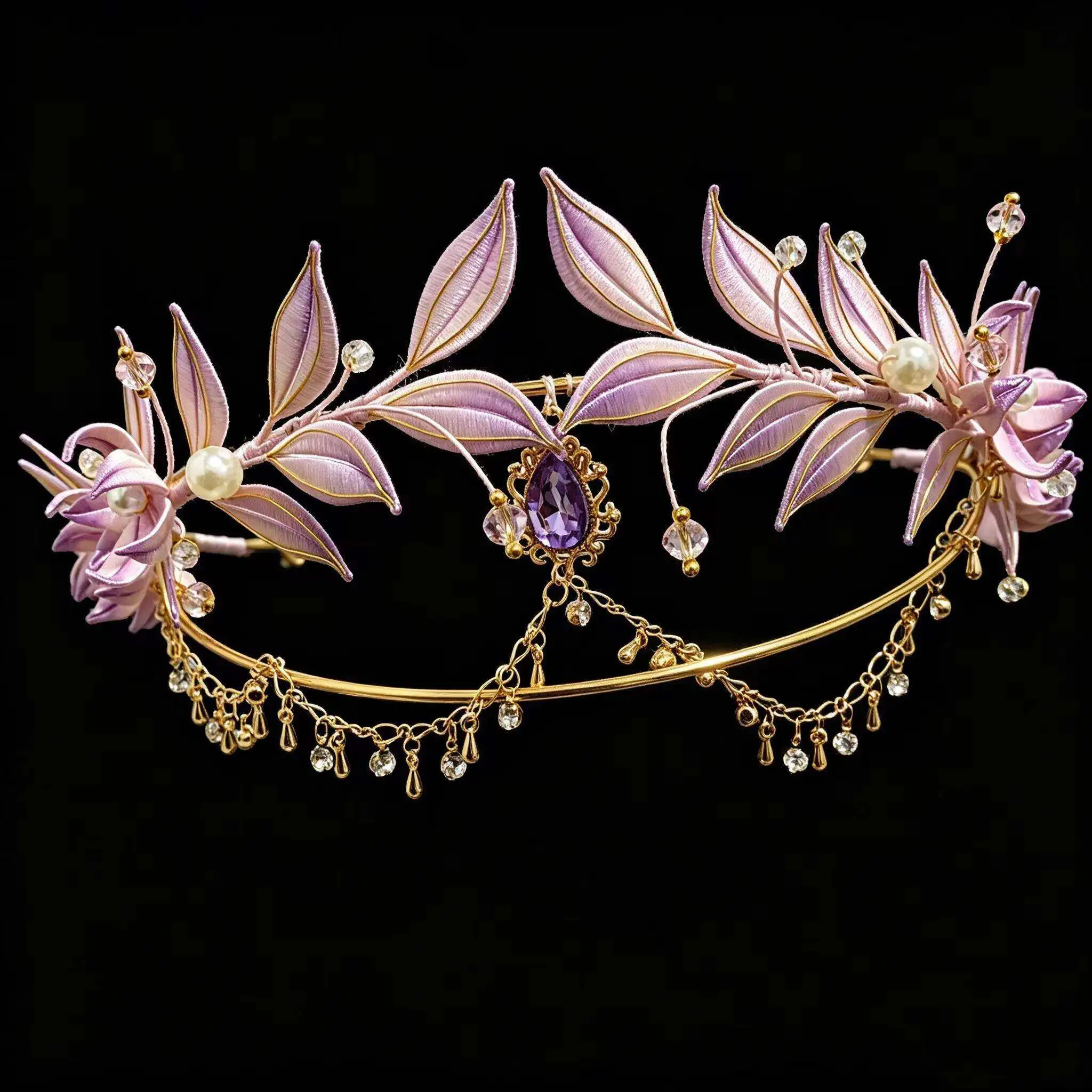 wrapped-flower-diy-material-bag-head-crown-handmade-laurel-crown-headband-crown-for-girls-headgear-gift