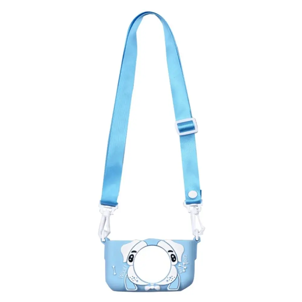 Cartoon Mini Camera Shell with Lanyard Silicone Kids Camera Case Portable Waterproof Protective Cover for X2 Children Camera