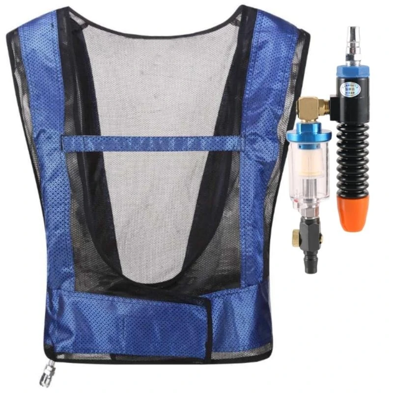 

652F Air Conditioner Waistcoat Breathable Cooling Vest for Construction Worker Welder