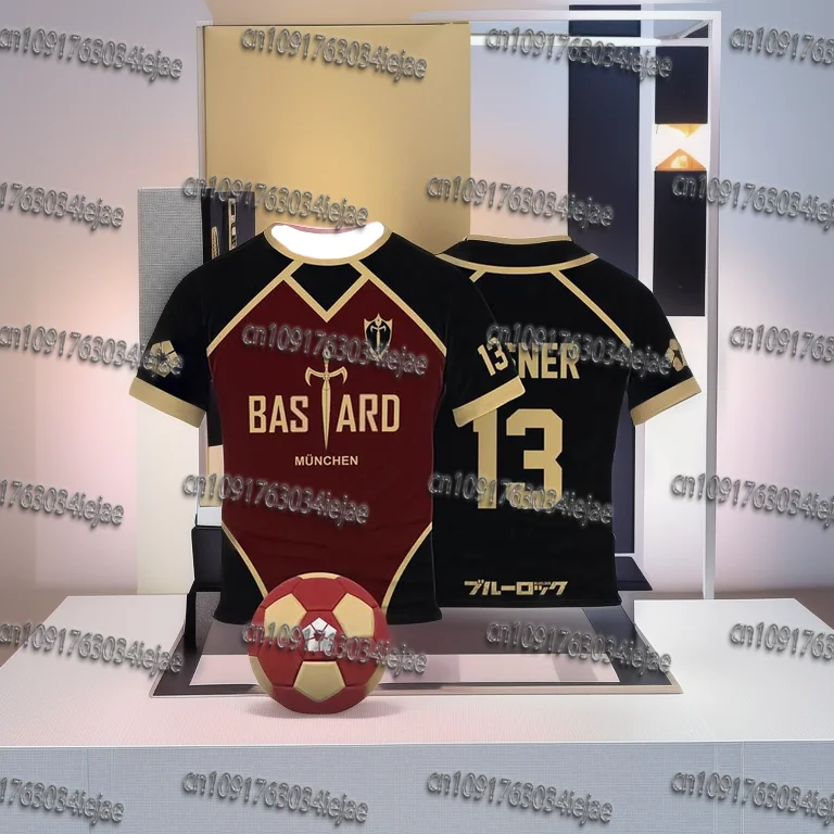 

MOTOJersey Futsal Pattern Vl Replika Blue Lock Anime Bastard Munich Summer Men'S And Women'S 3Dt Shirt Casual Sports T Shirt Top