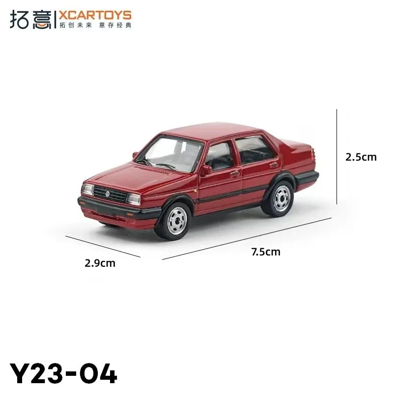 1/64 Model Toy Jetta Taxi Alloy Car Model Diecasts Simulation Police Vehicles Miniature Scene Decoration Collectibles Kids Gifts