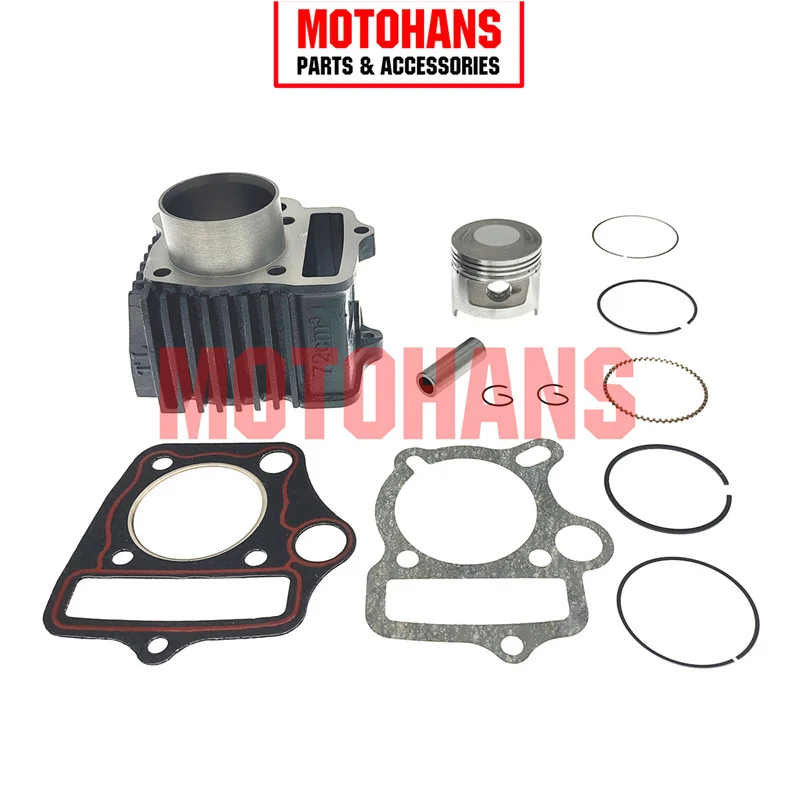 BX15120221 C70 CD70 JH70 ATV70 47MM CYLINDER AND PISTON KIT 139FMB 4T 70CC ENGINE PARTS FOR CHINESE CUBS MINI ATV POCKET BIKE