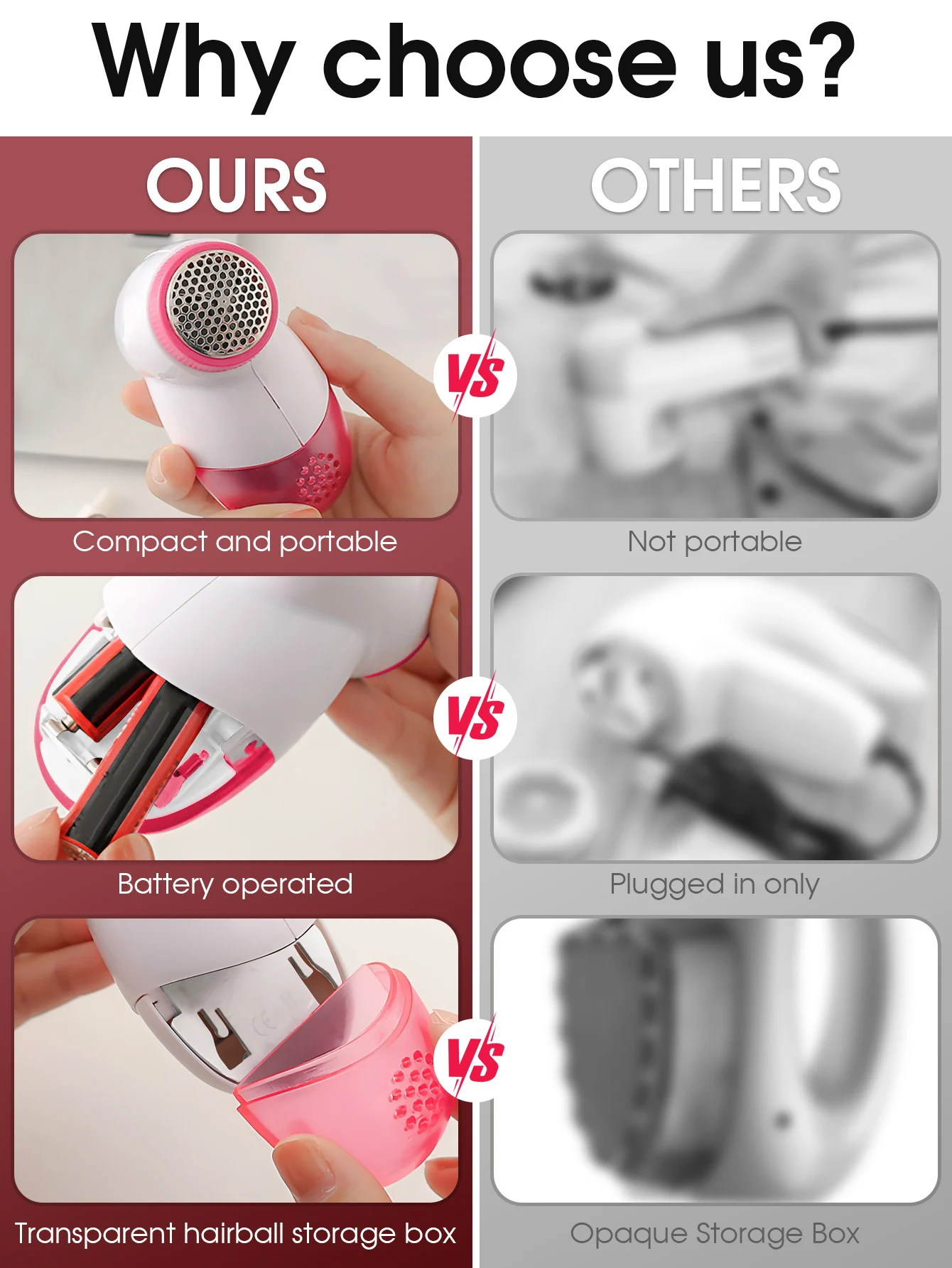 

Electric Lint Remover Rechargeable Pellet Fabric Shaver For Clothing Clothes Fluff Remover Portable Hair Balls Fuzz Removal