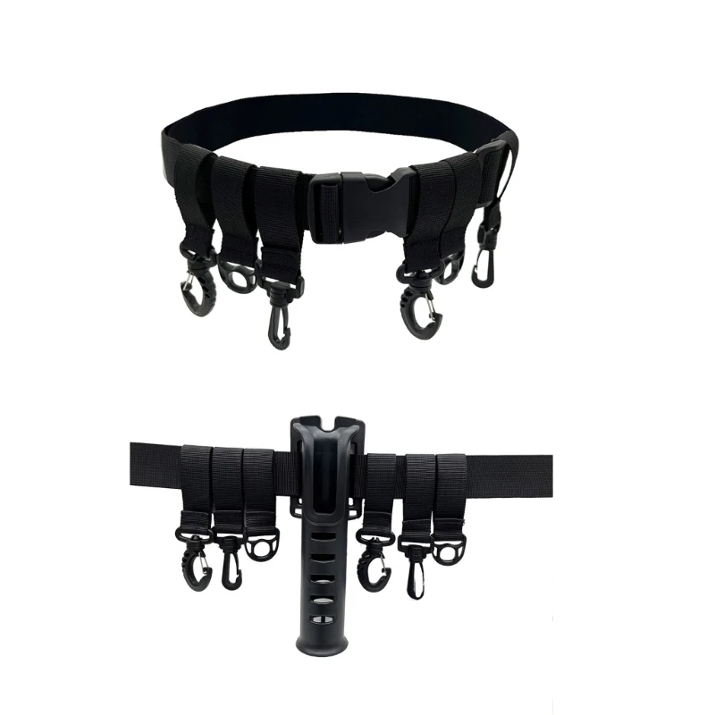 

Multi-function Fishing Wading Belt with Hook, Fishing Belt Surfing Wading Belt