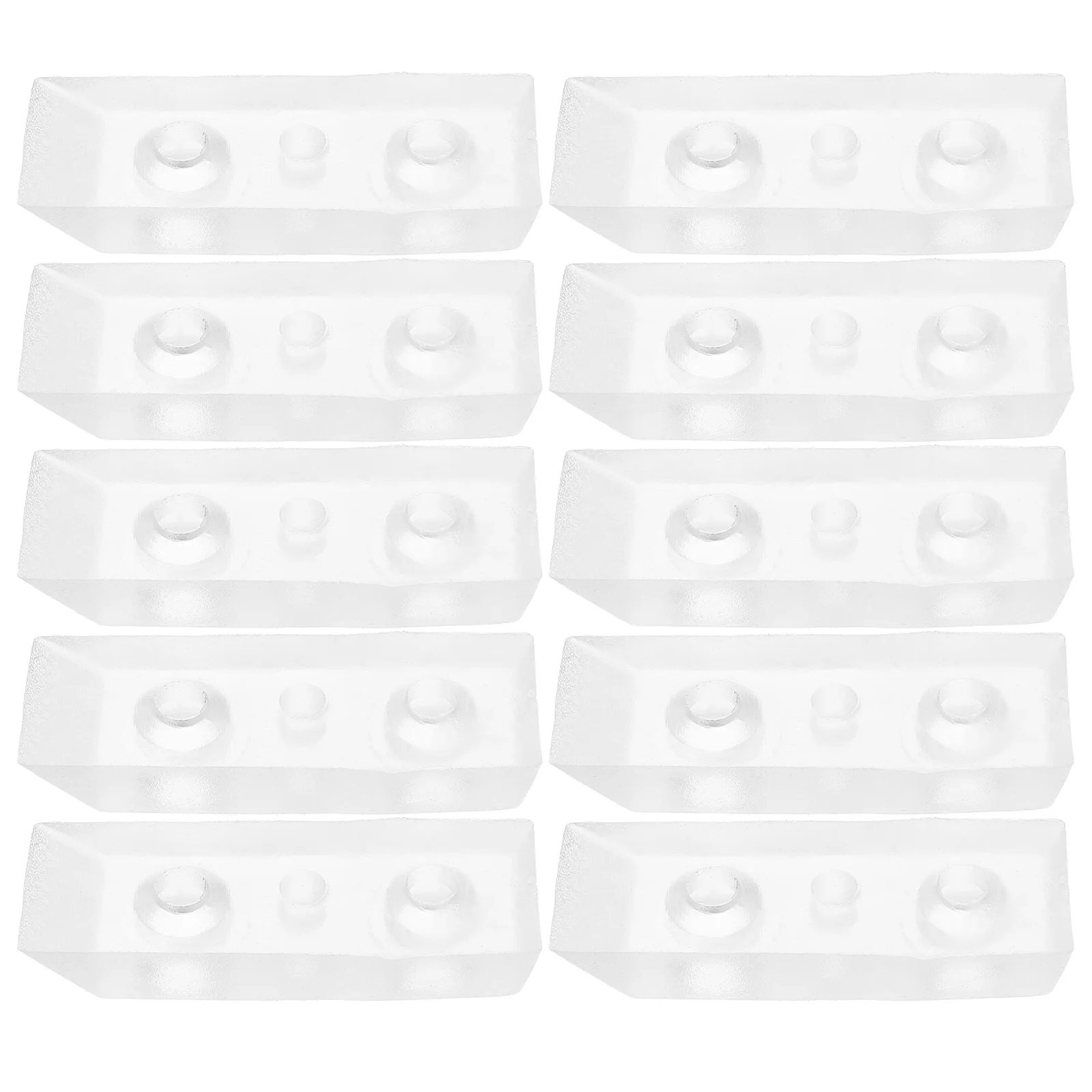 

10Pcs Clear Silicone Chair Leg Covers Non Slip Furniture Pads Transparent Rubber Feet Protectors for Hardwood Floor