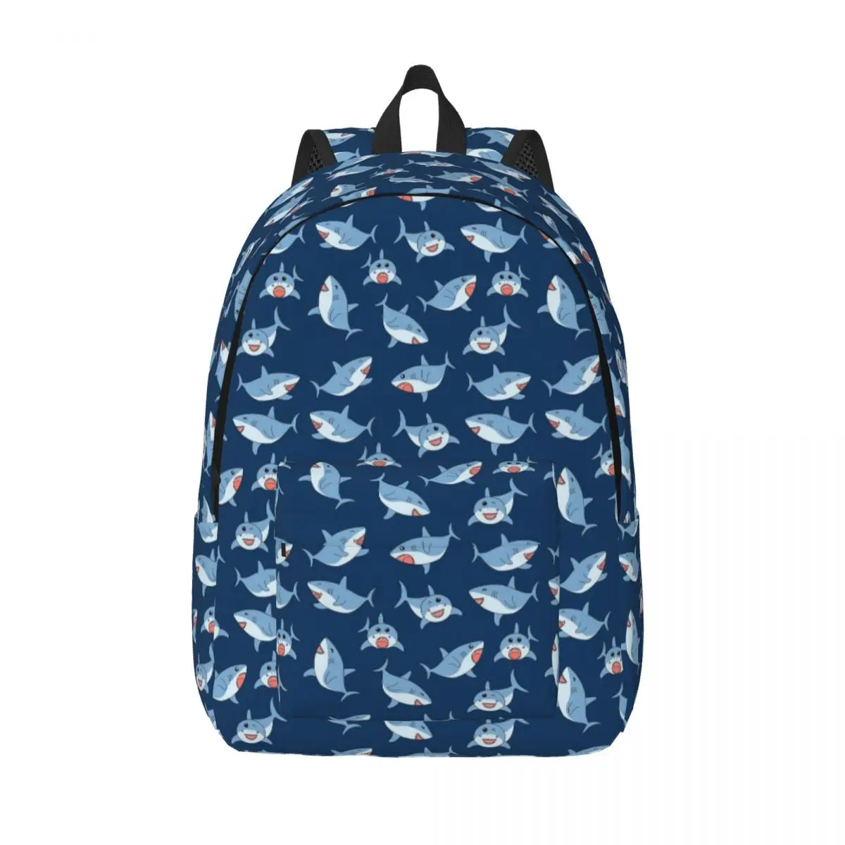 

Cute Great White Sharks Ocean Pattern Backpack Student Boy Girl BookBag Children School Bag Computer Shoulder Bags for Men Women
