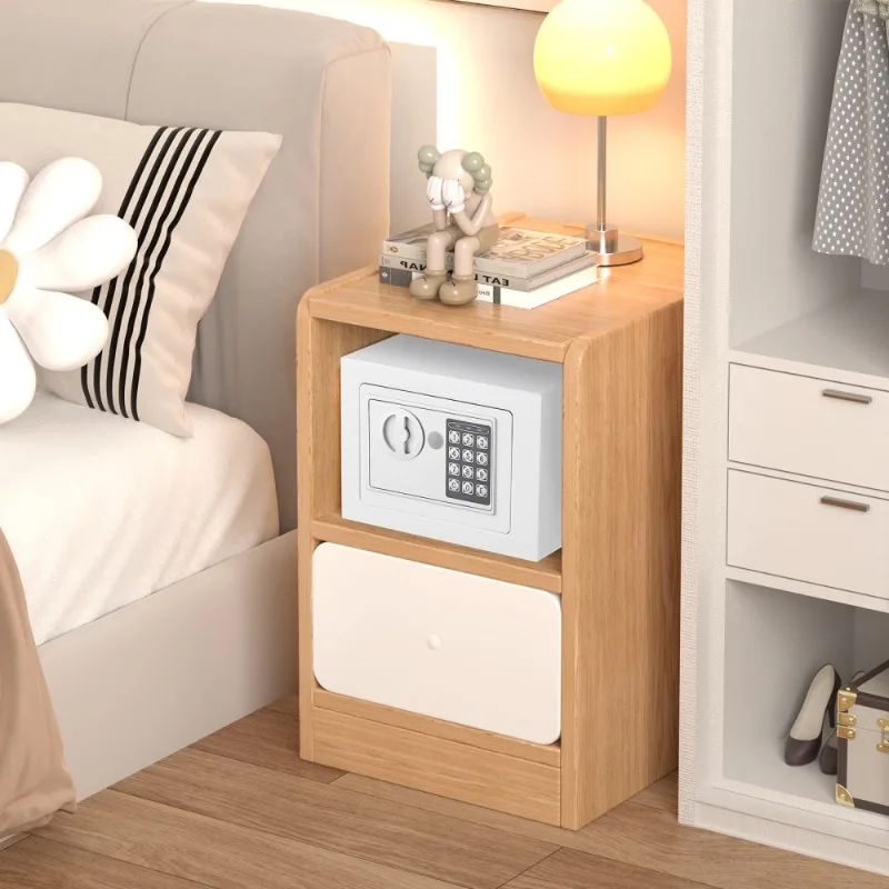 خزانة تخزين صغيرة آمنة للمنزل مع مفتاح وكلمة مرور آمنة للاستخدام المنزلي وثائق المال الثمينة #2