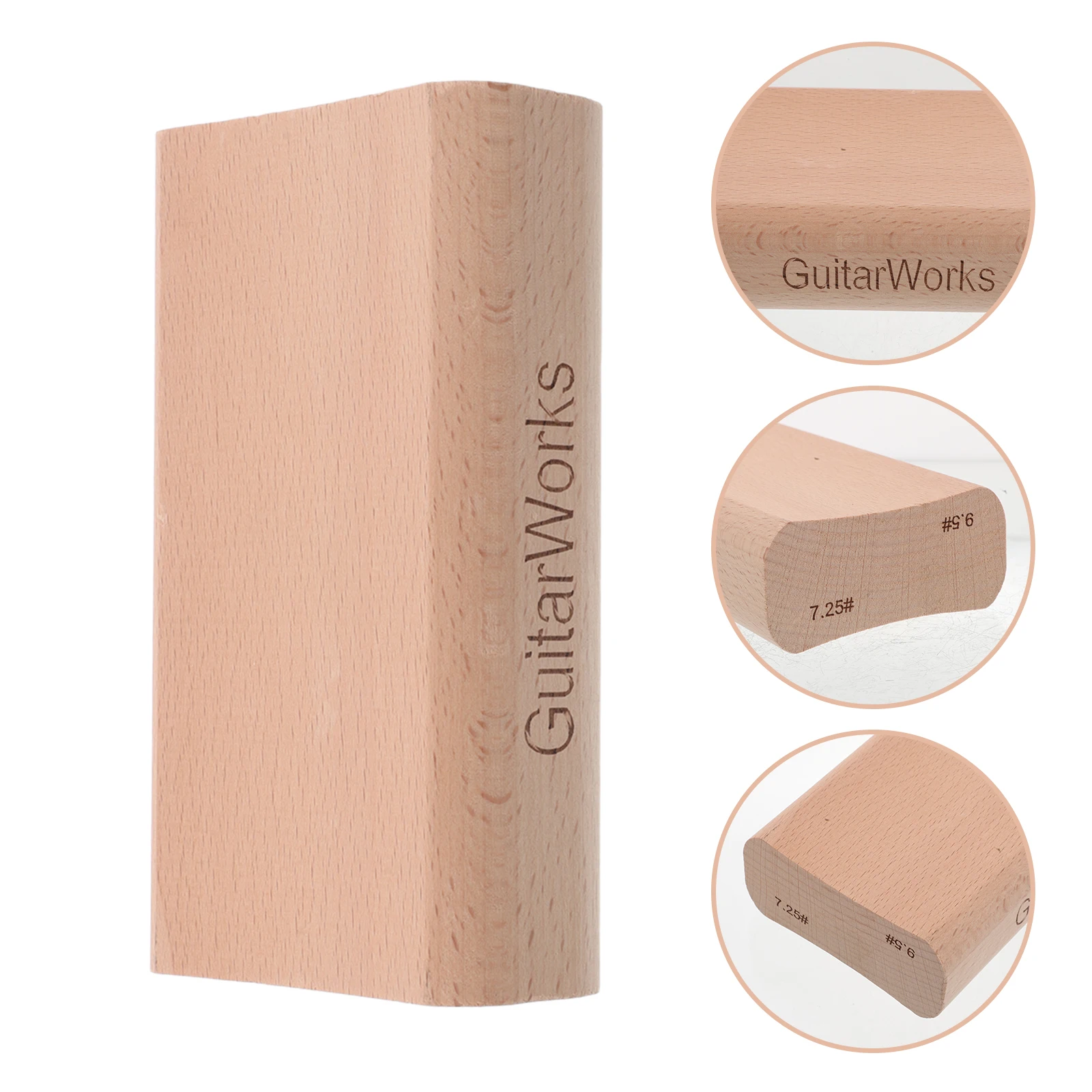

Guitar Fretboard Polishing Blocks Fingerboard Radius Leveling Sanding Luthier Tools Beam Sandpaper File