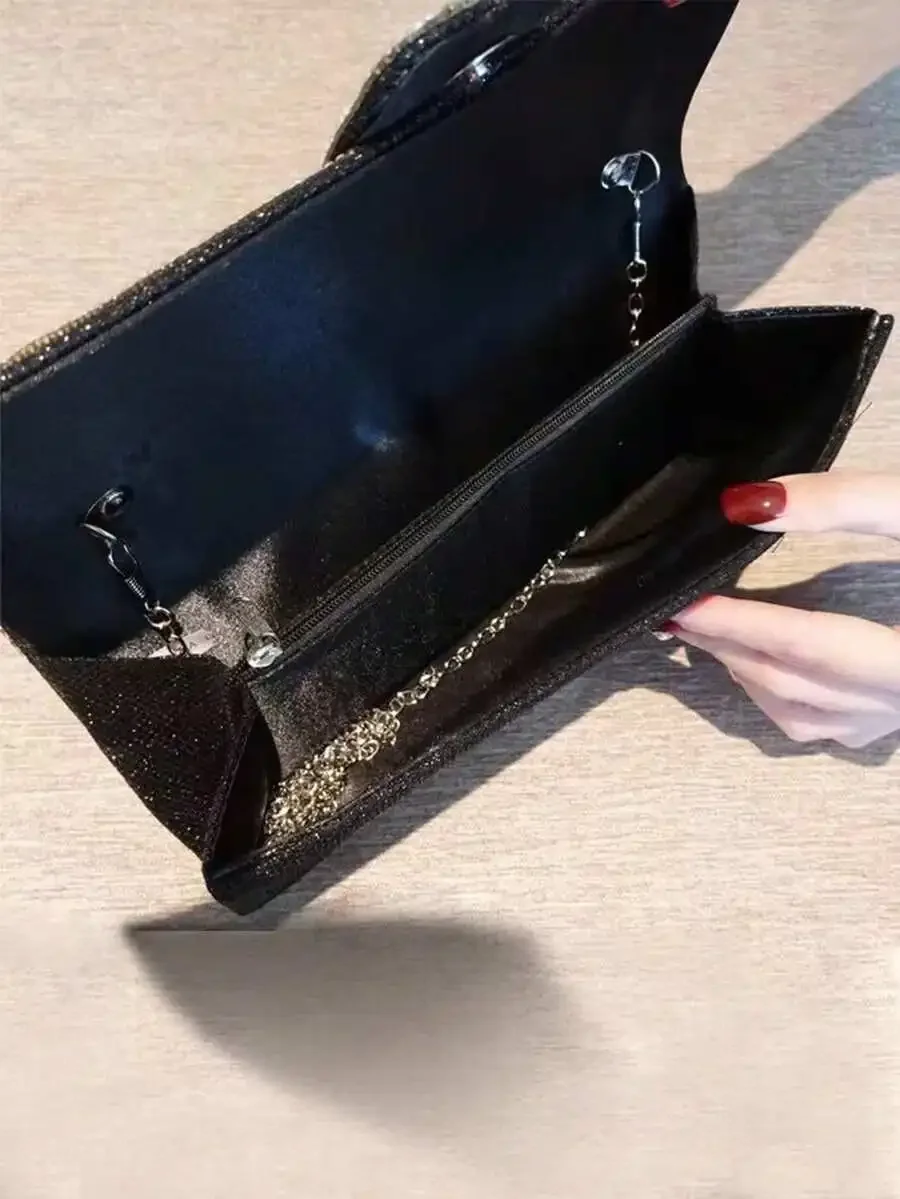 

Sparkling Rhinestone Clutch Bag For Women Evening Party Mini Purse