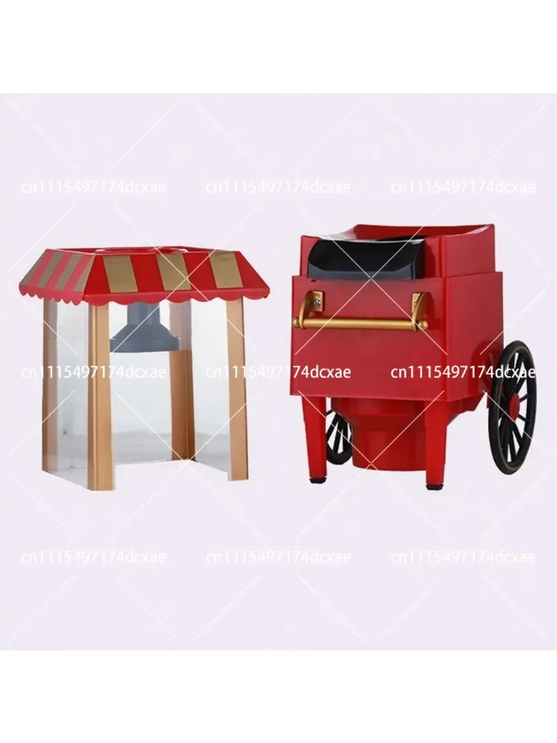 Mini Electric Popcorn Maker Machine, Household Automatic Popcorn Cooker for Kids, Small Popcorn Popper for Home Movie Night