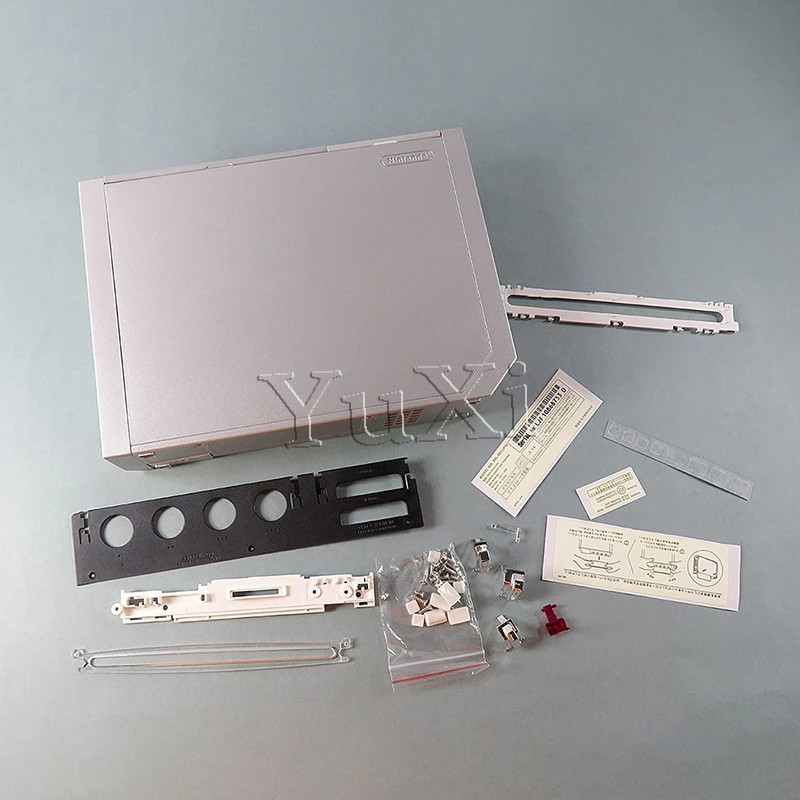 YuXi 1 مجموعة ل وي غطاء كامل الإسكان شل مع أزرار ل نينتندو وي شفافة الإسكان شل الحال بالنسبة وي لعبة وحدة التحكم