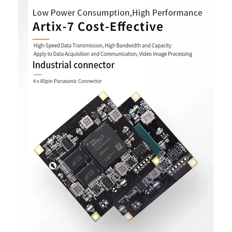 ALINX SoMs AC7A035 AC7A200: XILINX Artix-7 200T/100T/35T FPGA Core Board Módulo de grau industrial