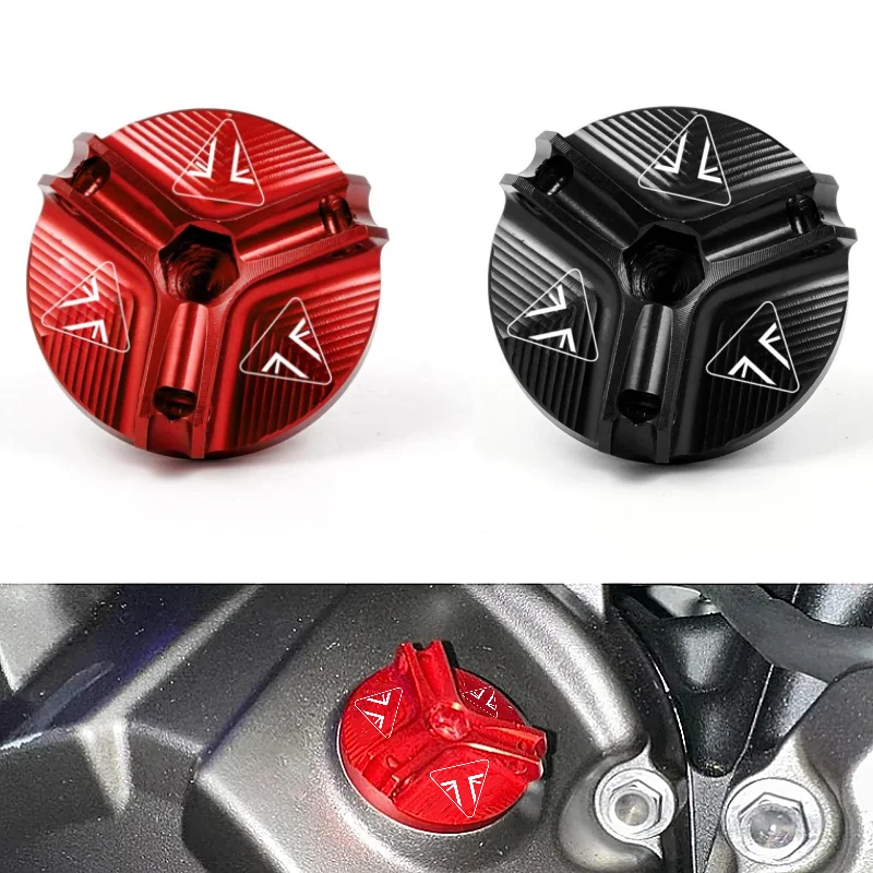 Tampa de Enchimento de Óleo de Motor CNC para Motocicletas Triumph Street Triple 765 RS S R 675 Speed Triple 1200 Trident 660 800 900 1200 GT 400X