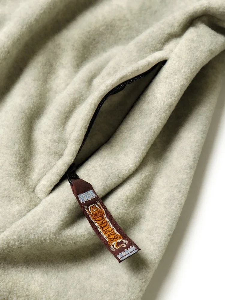 New Arrival Kapital Hirata Hiroshi  High Quality Fleece Loose Round Neck Pullover for Men Sweatshirts