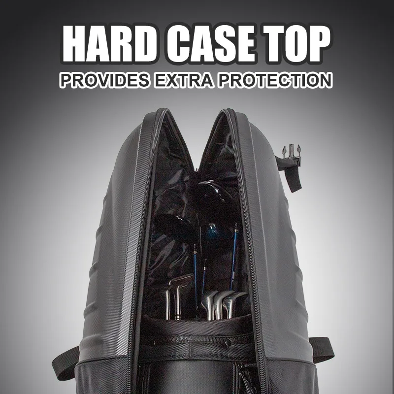 Playeagle 2023 Men and Women Hard Top Golf Aviation Travel Bag With Wheels and Hardcase Foldable with Support Rod in Set