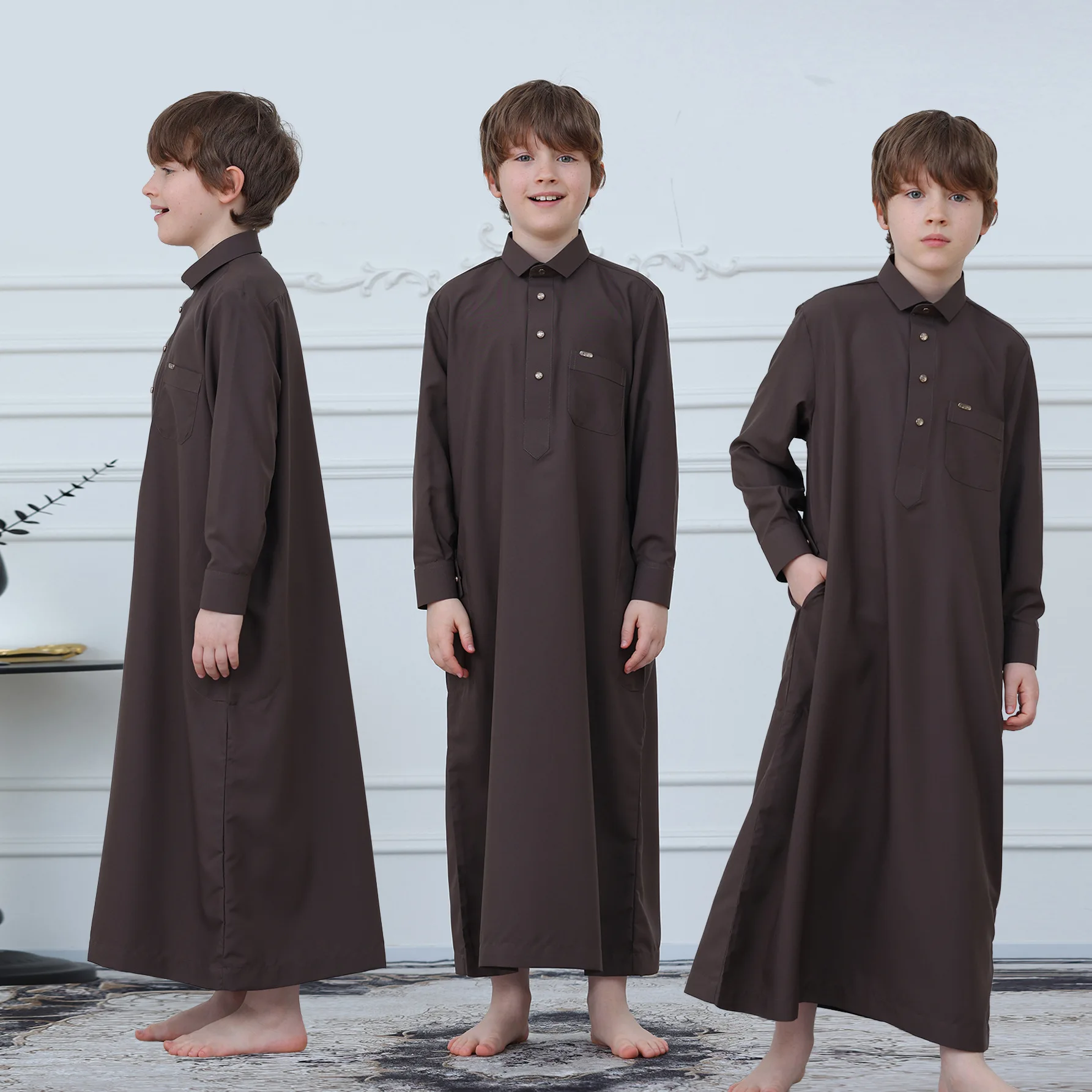 Muslim Kids Boys Jubba Thobe Saudi Robe - usage example