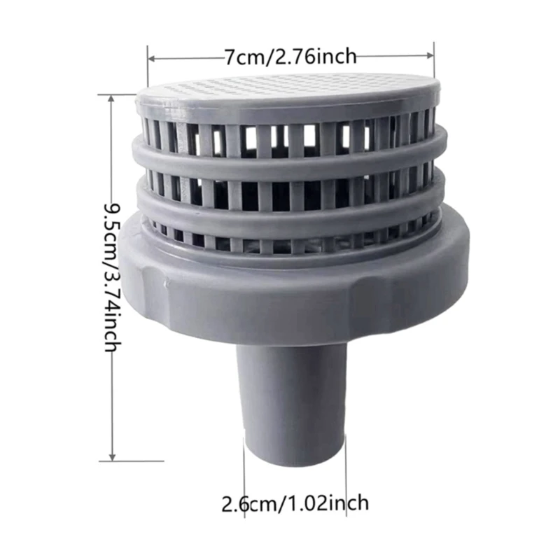 พลาสติกสระว่ายน้ำเปลี่ยนกรองสระว่ายน้ำกรองสระว่ายน้ำกรอง Connector