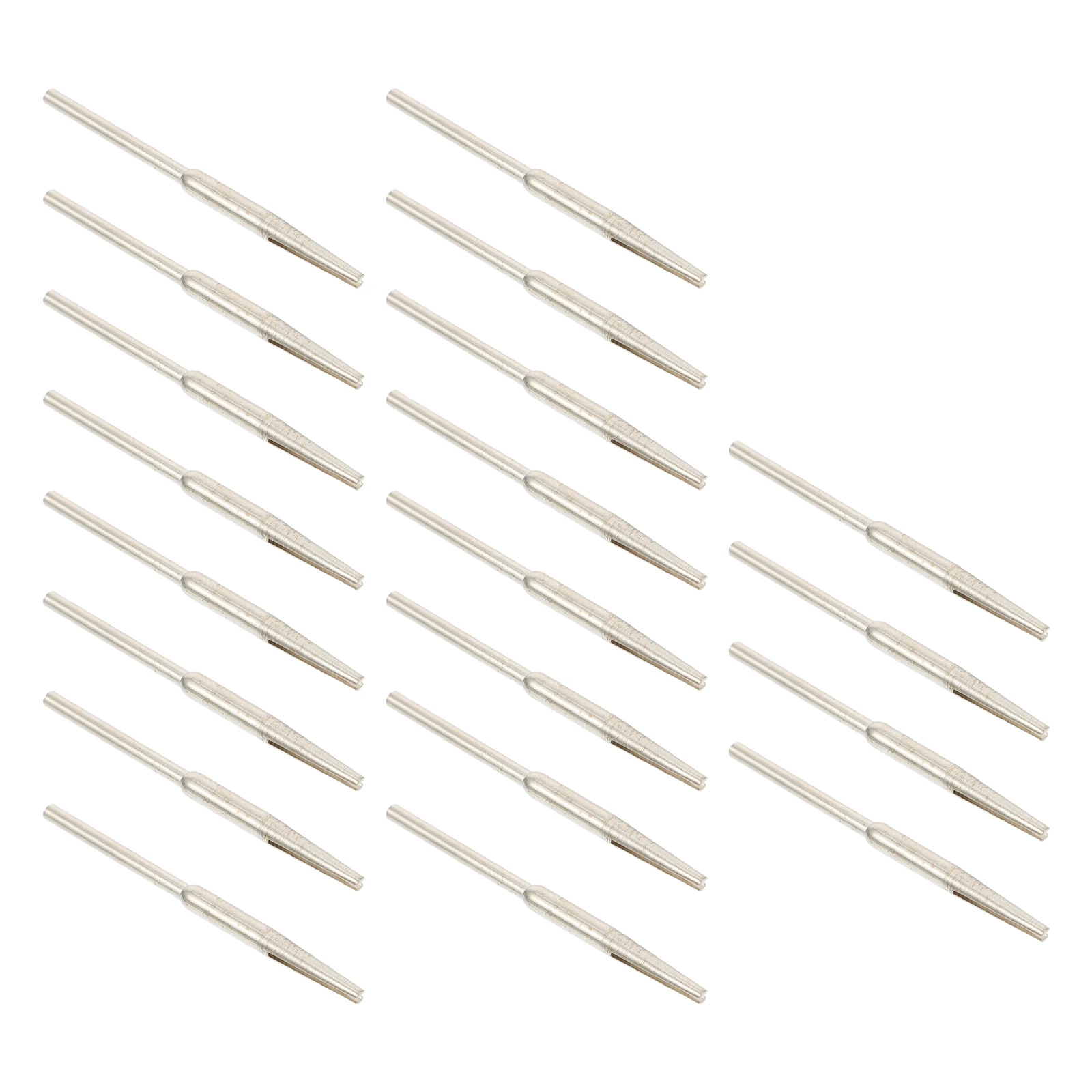 

20pcs Sandpaper Rod Durable Iron Sanding Holder Clip For Electric Accessories Sandpaper Clip Bar Grinding Tool Fixing Bar