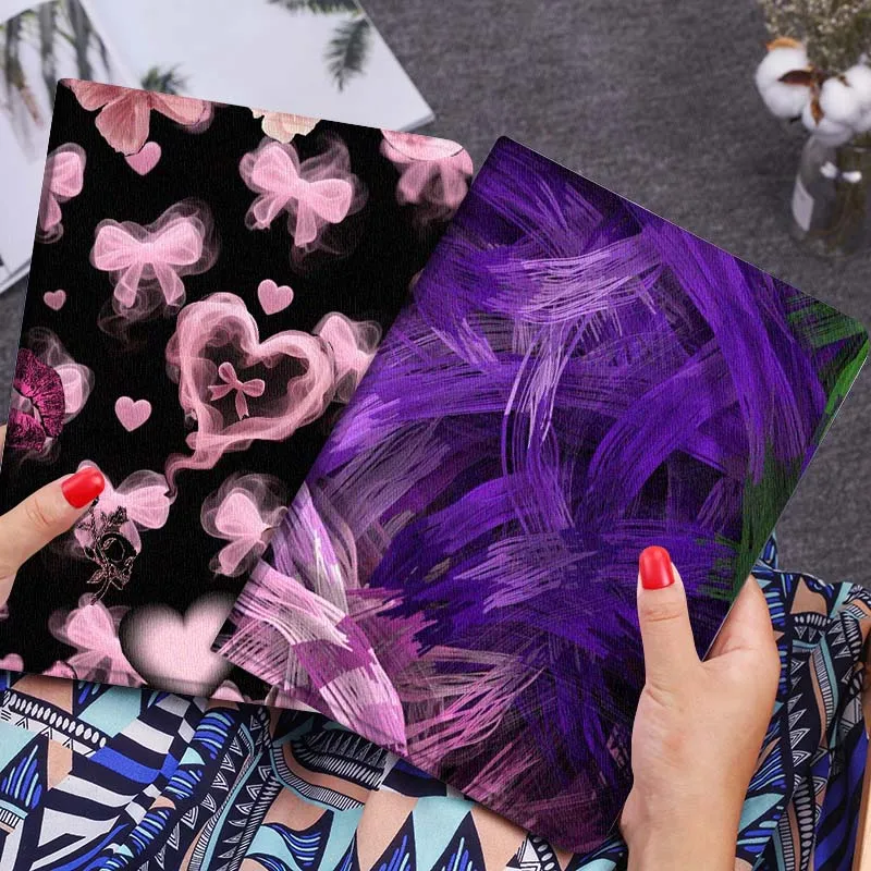 

Фиолетовый чехол для планшета с абстрактным рисунком и эффектом кисти для Lenovo Xiaoxin Legion Pad Tab Pro GT Y700 Gen4 2 11 P11 M10 K10 3rd Plus Gen