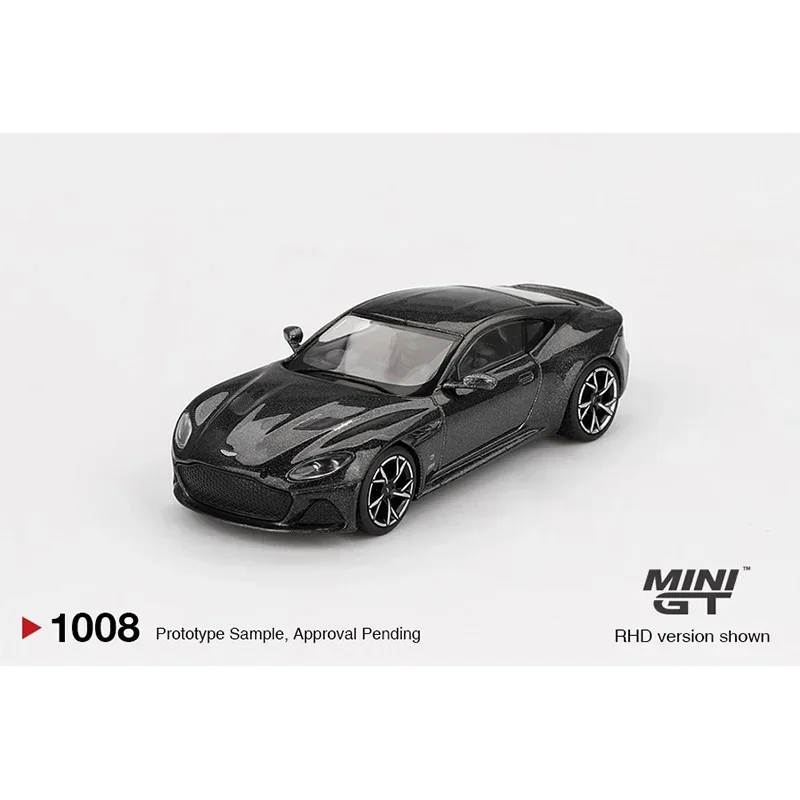 متوفر في المخزون MINIGT 1008 1:64 Aston Martin DBS 007 Edition Diecast مجموعة نماذج السيارة ألعاب MINI GT