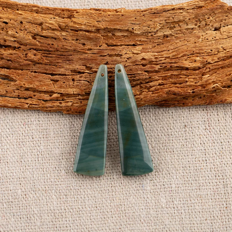 B&F Handmade Wave Jasper Pendants, Genuine Natural stones beads, Unique Stones for jewelry & DIY Earring Beads