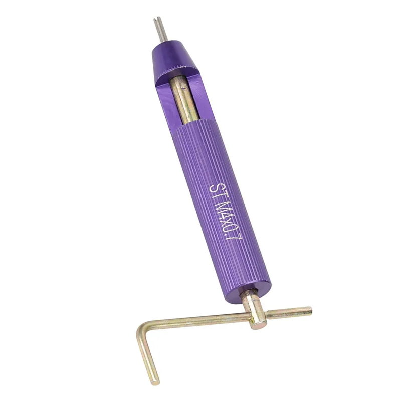 Kit de reparo métrico de caçador de rosca fresca, conjunto de helicoil de aço inoxidável M4 X 2D com 50 inserções roscadas