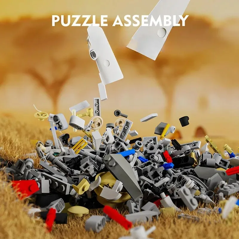 1168PCS Crea MOC Tecnico Meccanico Aquila Building Blocks Modello Scienza Semi-meccanica per bambini Giocattoli fai da te per i regali del capretto