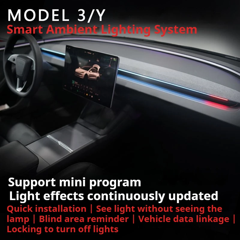 

Intelligent Air Vent Ambient Light System Blind Spot Monitoring BSD System for Tesla Model Y Juniper /3 2017-2026 Y Highland