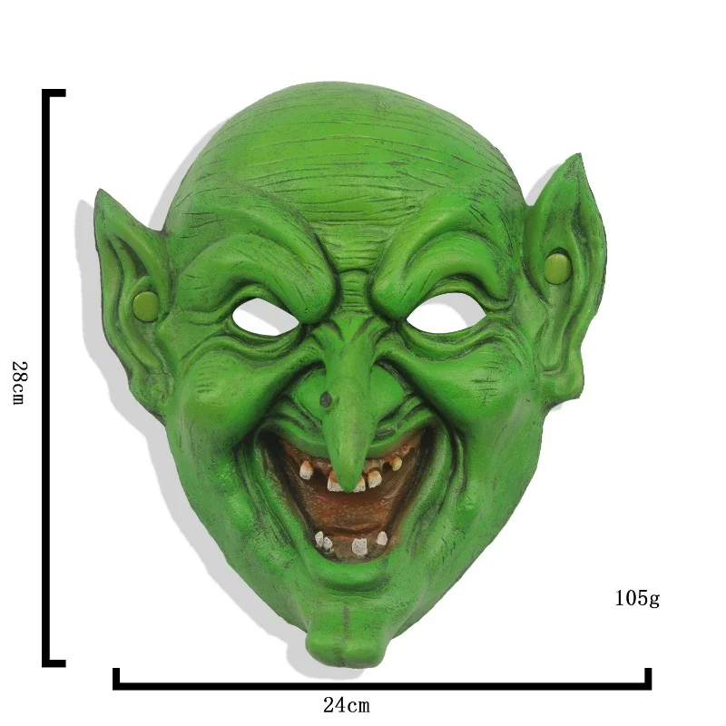 

PU Foam Witch Mask - Realistic Long Face, for Halloween, Easter & Carnival Parties, with Terrifying Look