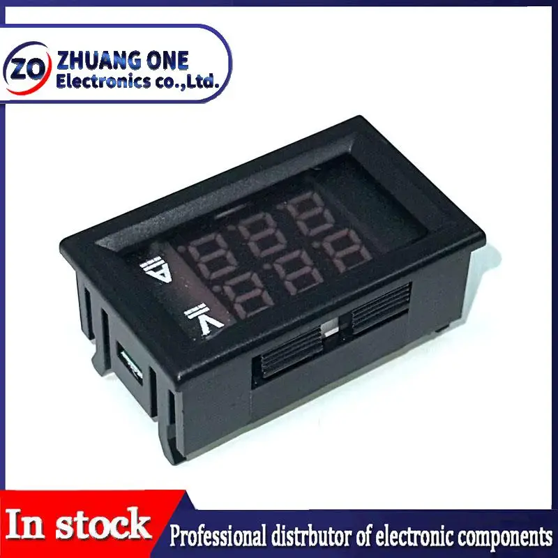 DC 0-100V 10A Voltmeter Ammeter Red+ Blue LED Amp Dual Digital Volt Meter Gauge LED display Meter Amperemeter Voltage Indicator