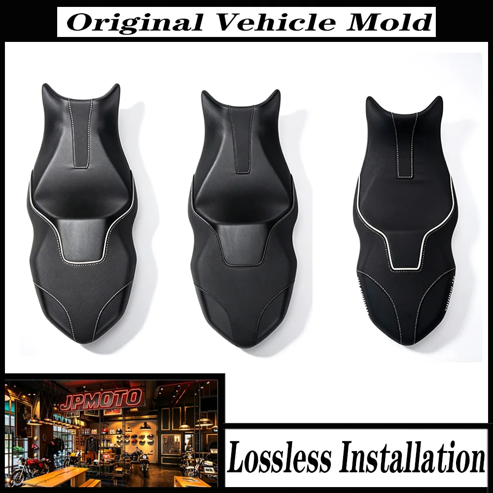 For BMW F900XR F900R F 900 XR F 900 R F900 XR F900 R Low Seat Cushion Saddle Leather ABS Base Motorcycle Accessories Kit Set