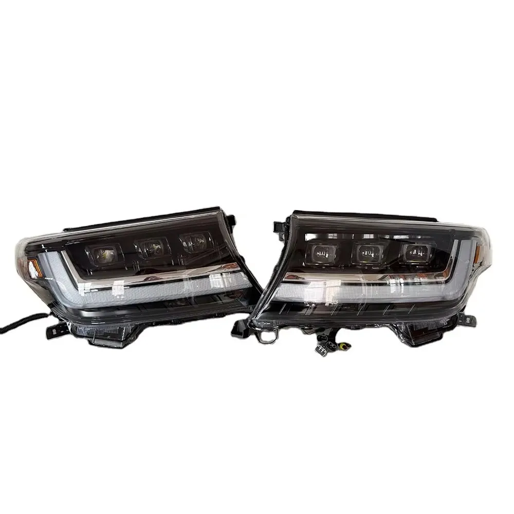 

Pair Car Headlight for Toyota Land Cruiser LC200 2007-2015 DRL Turn Signal Light Projector Lens Hi/Lo Beam High Brightness