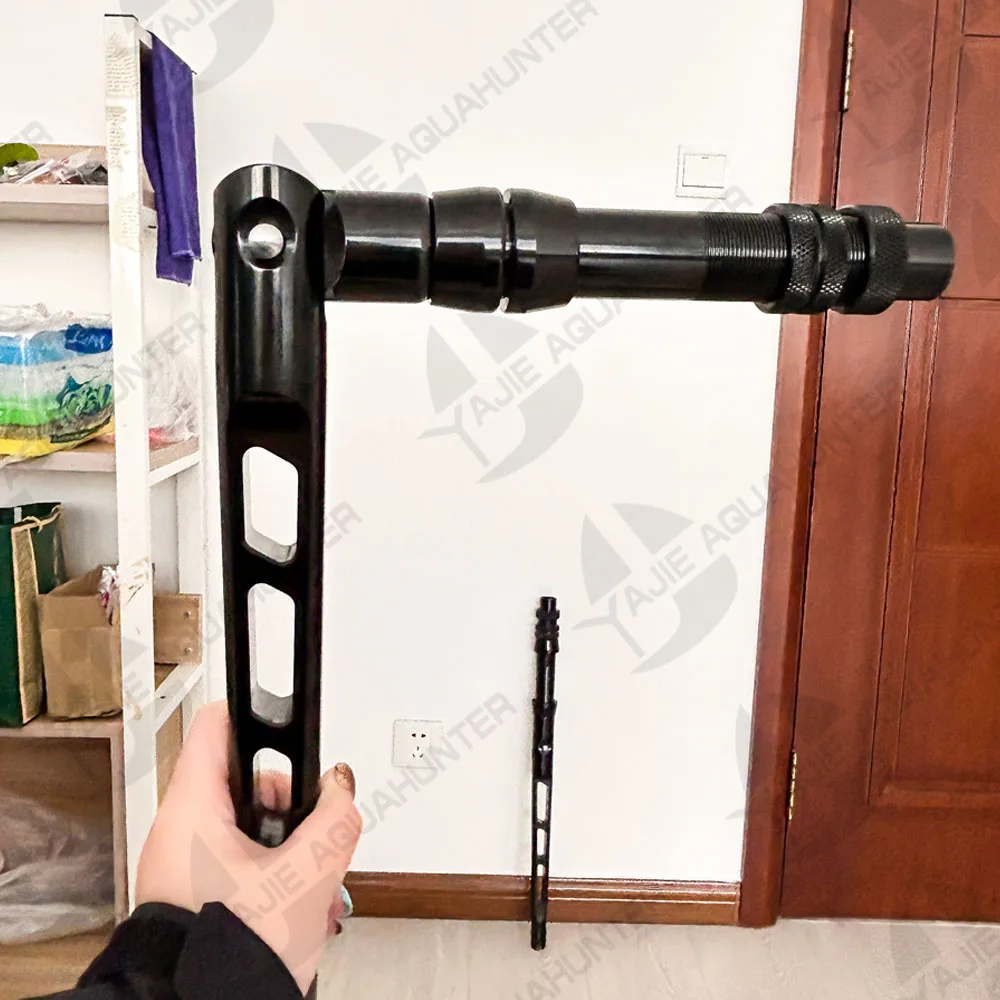 

Черная удочка приклад # 2 # 4-зубая удочка, пробковая прикладка, регулируемая гибочная удочка