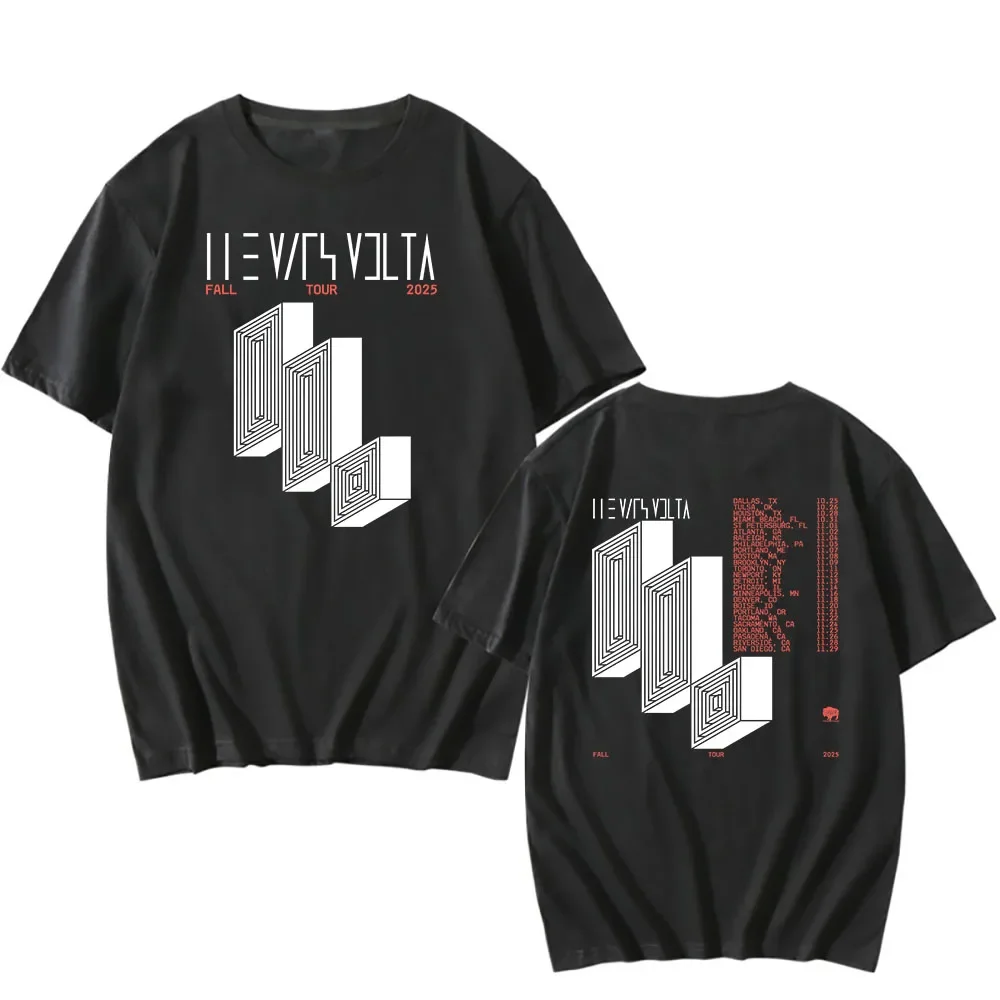 تي شيرت مارس فولت للخريف 2025 تي شيرت للجنسين ملابس الشارع الشهير بأكمام قصيرة من القطن تي شيرت رجالي فضفاض غير رسمي مطبوع عليه جرافيك تي شيرت رجالي